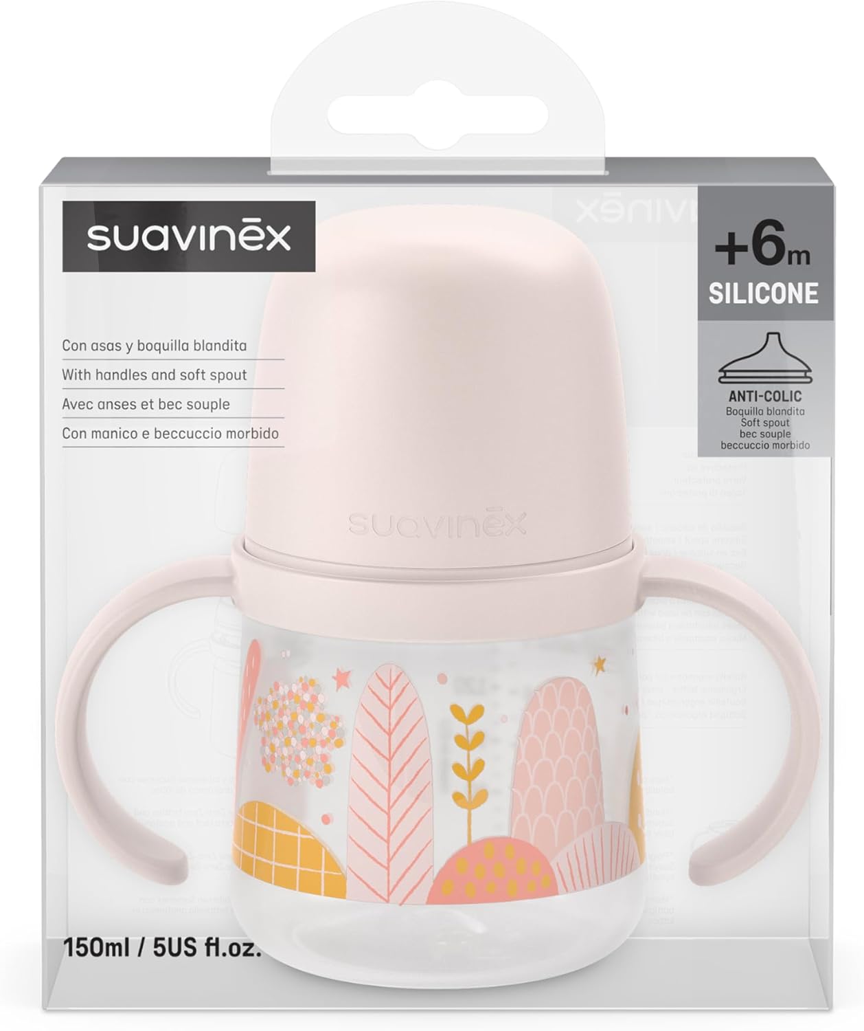 Biberon d’Apprentissage Suavinex First 150 ml – Dès 6 mois