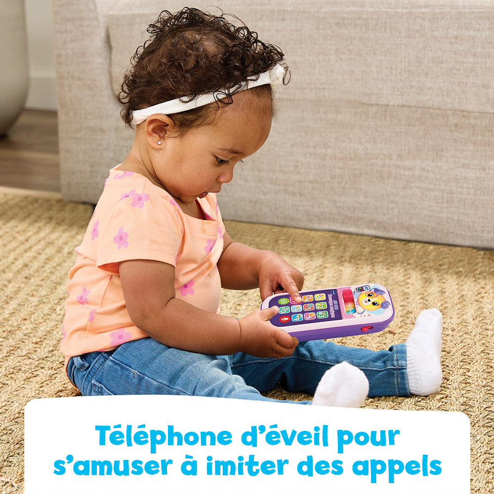 Téléphone Allô Bébé Messages Magiques Rose VTech