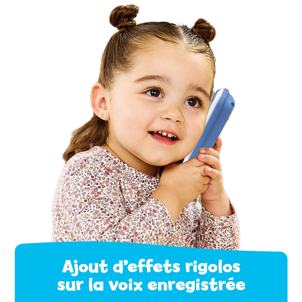 Téléphone Allô Bébé Messages Magiques Bleu VTech