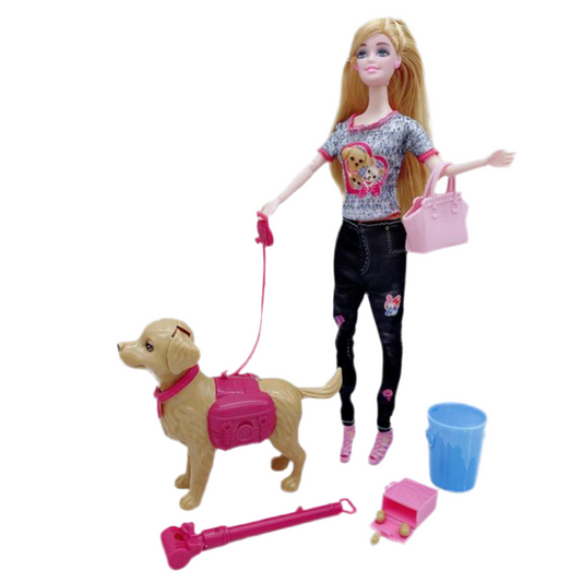 Poupée Interactive avec Caniche