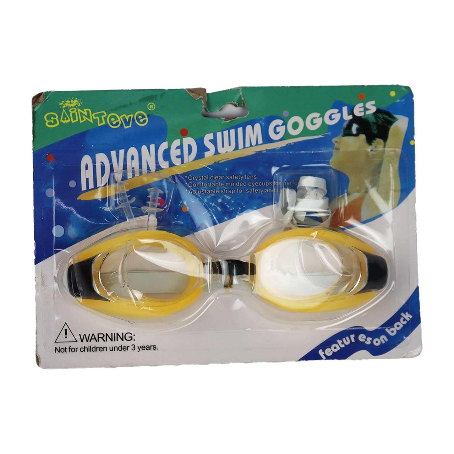 Lunettes de Natation avec Bouchons d'Oreilles