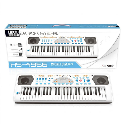 Clavier Électronique 49 Touches avec Microphone