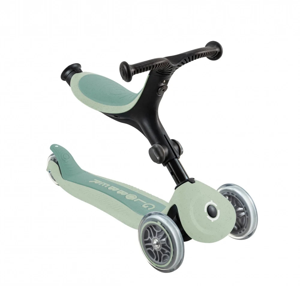 Trottinette évolutive GO UP Activ' Eco Lights 360° - Pistache - Globber