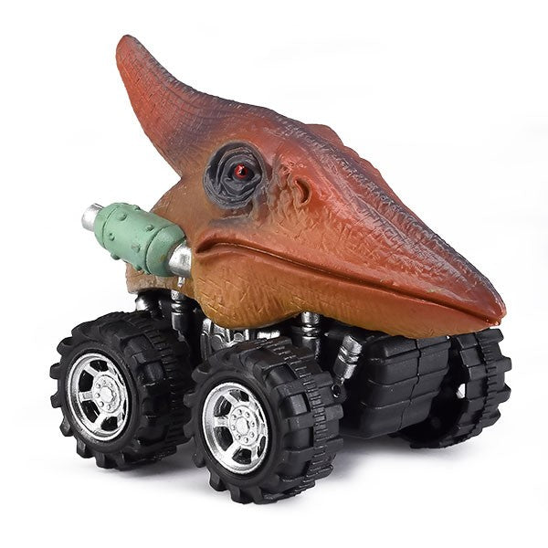 Coffret de 3 Voitures Dinosaures à Friction – Pull Back Dino Cars