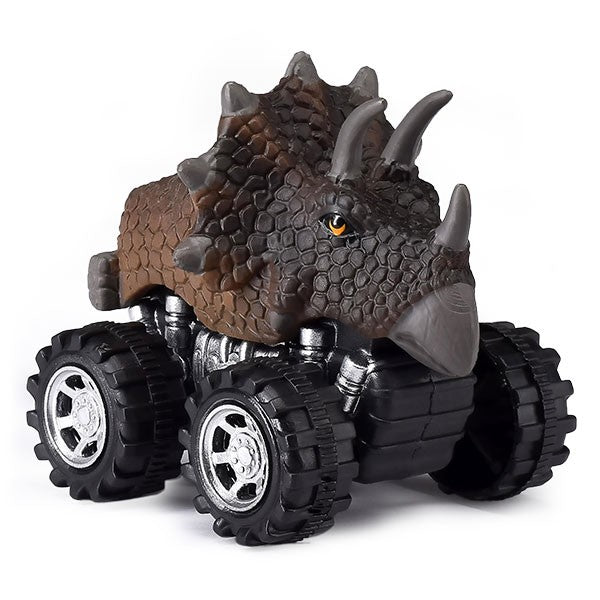 Coffret de 3 Voitures Dinosaures à Friction – Pull Back Dino Cars
