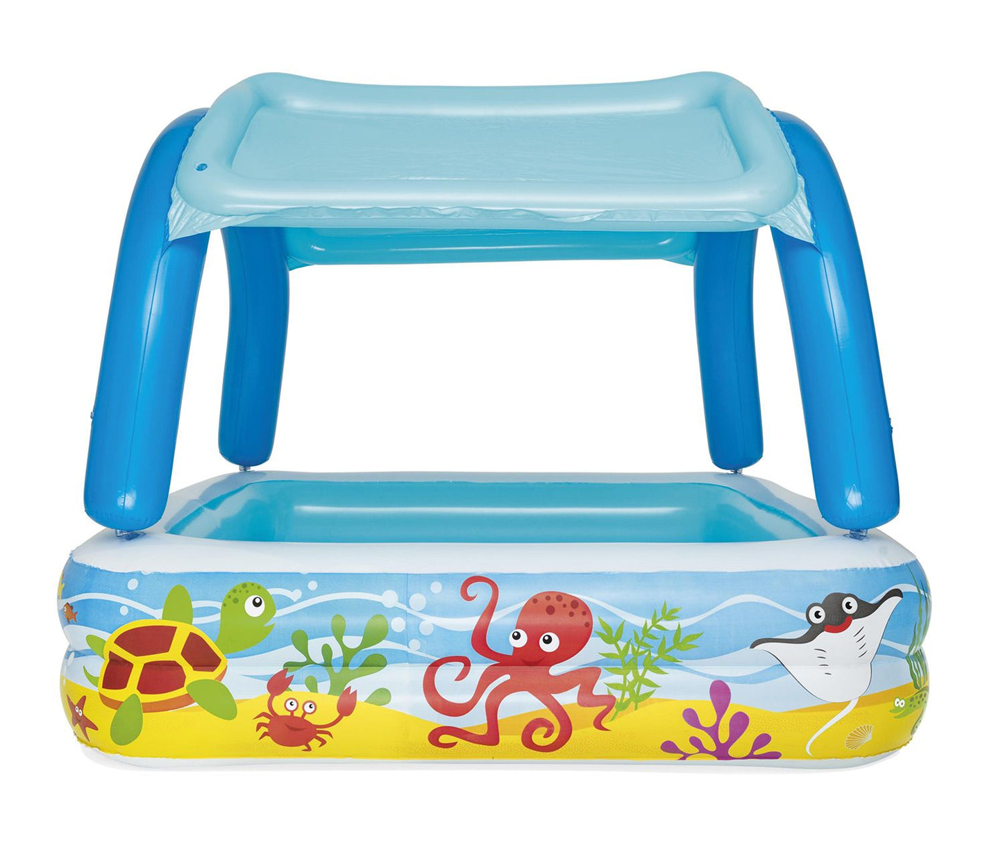 Piscine Gonflable Bestway Beach Buddy™ avec Pare-Soleil – 140 x 140 x 114 cm
