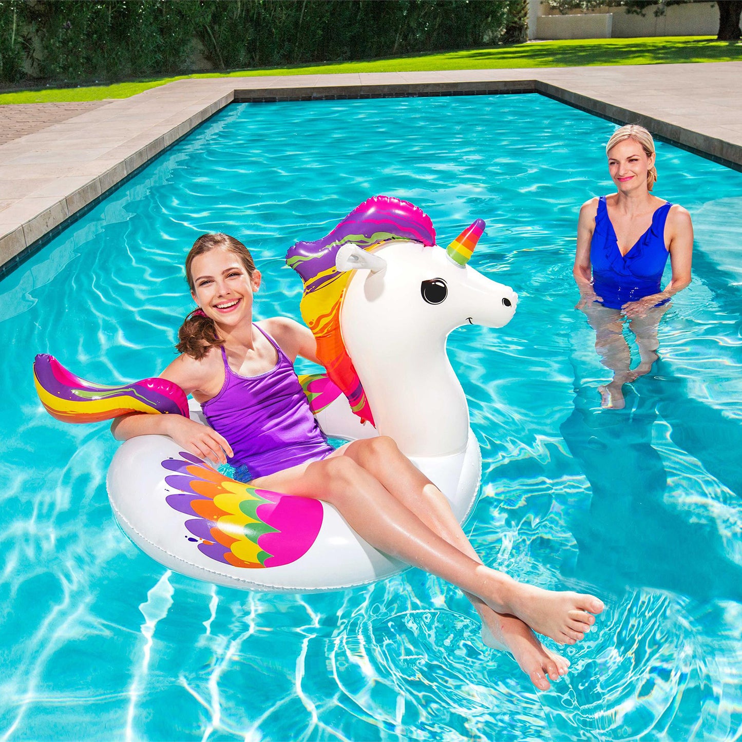 Bouée Fantasy Unicorn™ 110 x 80 x 71 cm – Bestway®