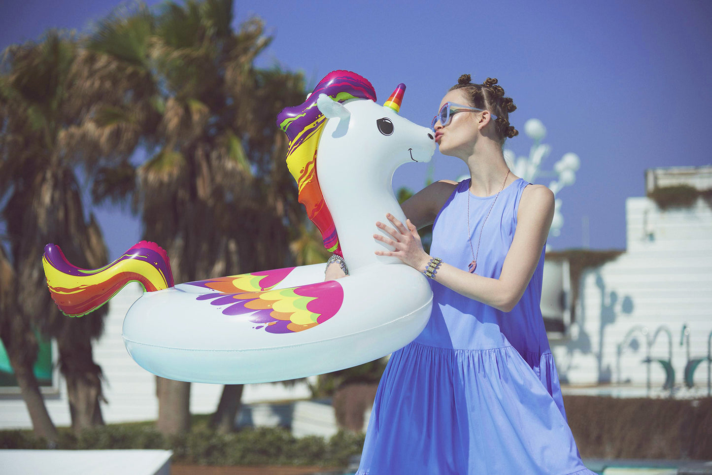 Bouée Fantasy Unicorn™ 110 x 80 x 71 cm – Bestway®