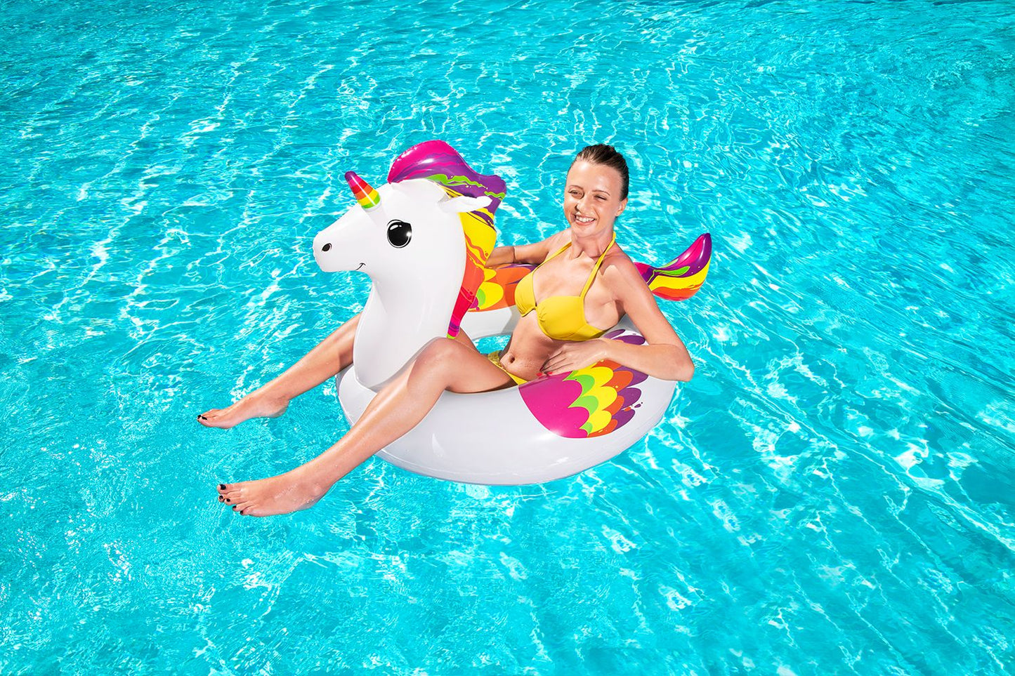 Bouée Fantasy Unicorn™ 110 x 80 x 71 cm – Bestway®