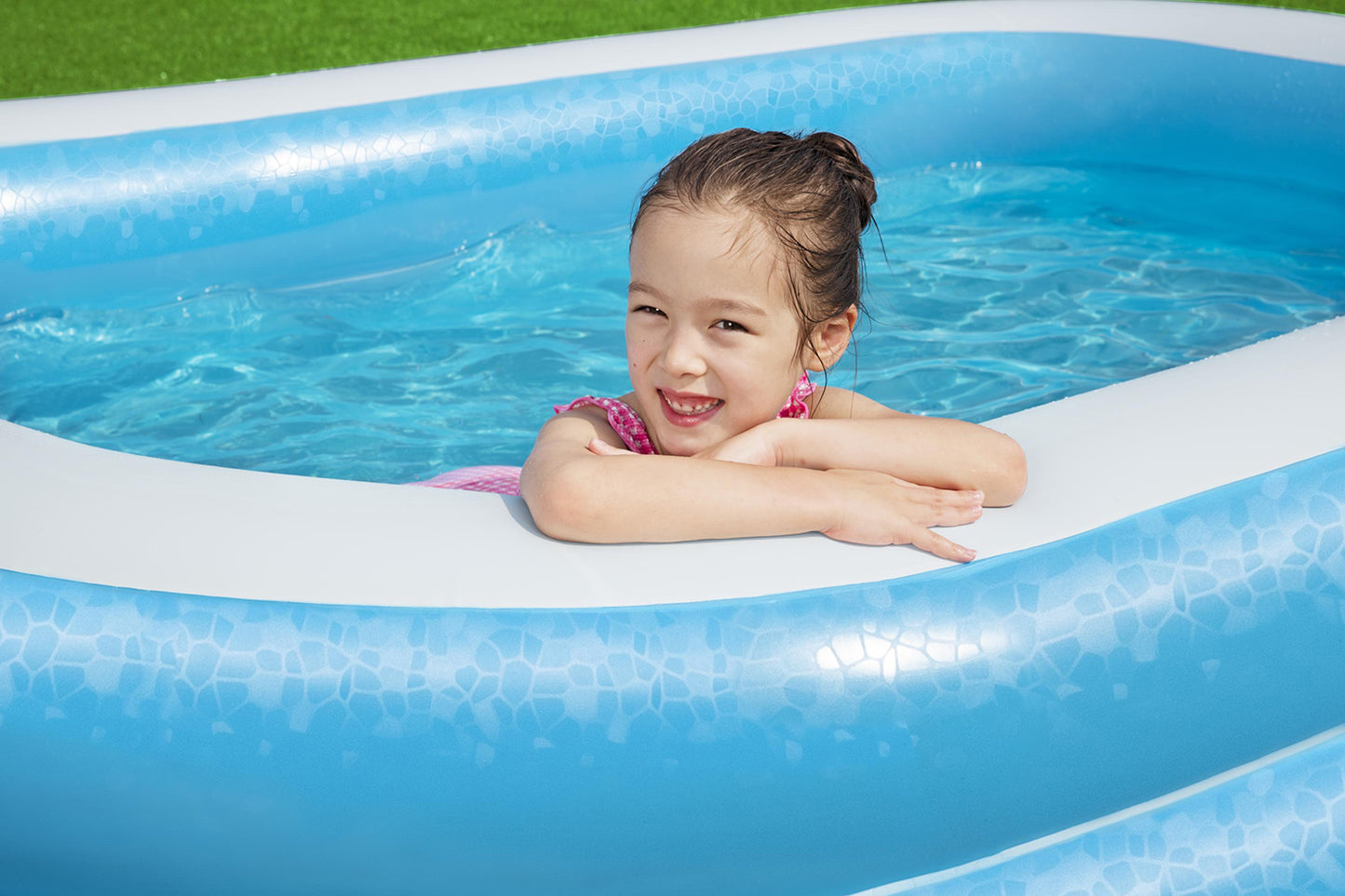 Bestway Piscine Rectangulaire Gonflable Familiale – 262 x 175 x 51 cm