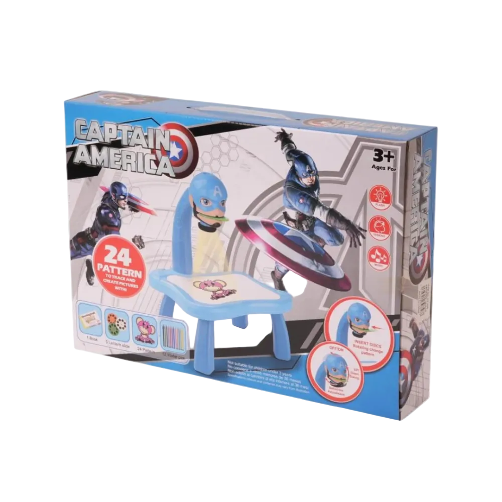 Projecteur à LED pour enfant avec table de dessin