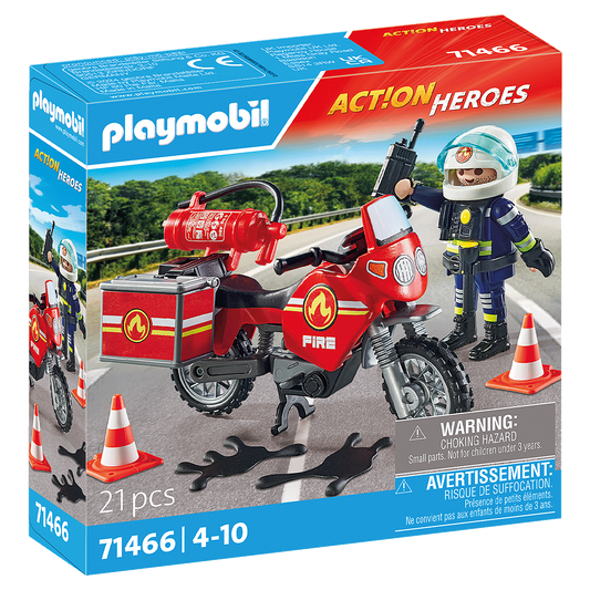 Pompier et Moto - PLAYMOBIL