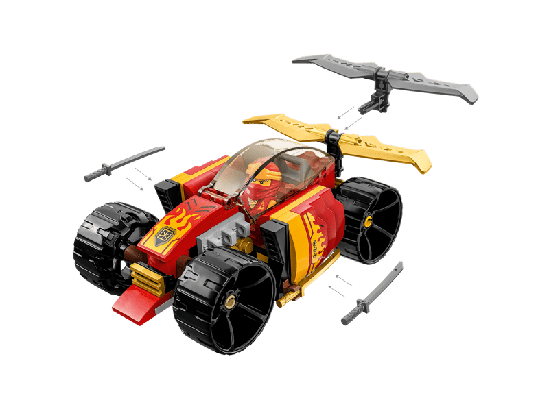 LEGO® NINJAGO® 71780 - La Voiture de Course Ninja EVO de Kai