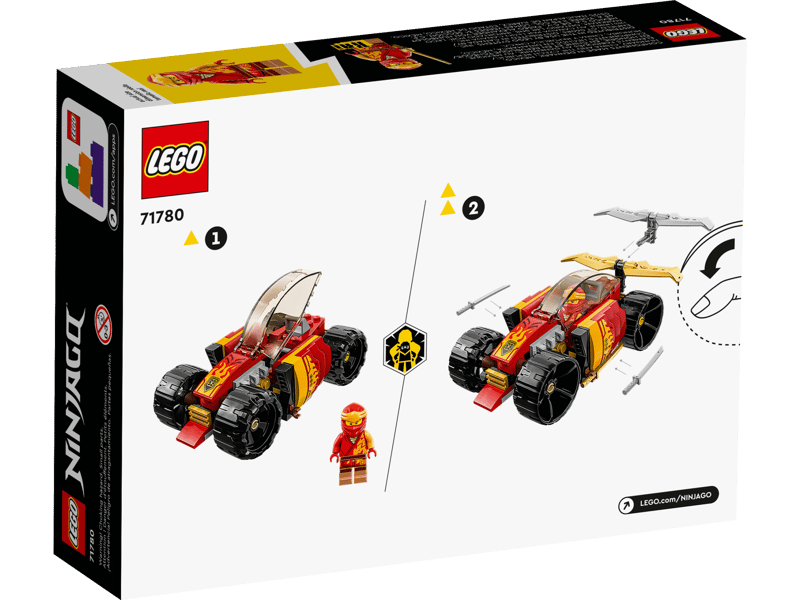 LEGO® NINJAGO® 71780 - La Voiture de Course Ninja EVO de Kai