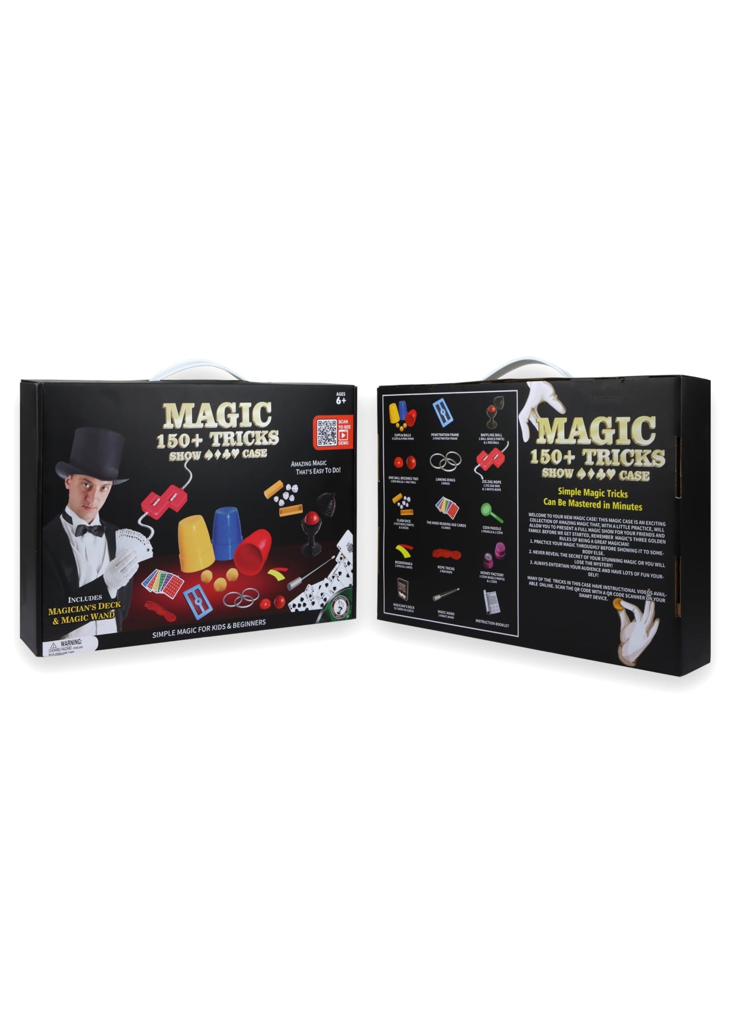 Coffret de Magie pour Enfants – 150 Tours avec Livret d’Instructions