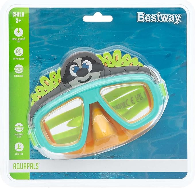 Masque de Natation Enfant – Bestway Aquapals Hérisson - 3A+