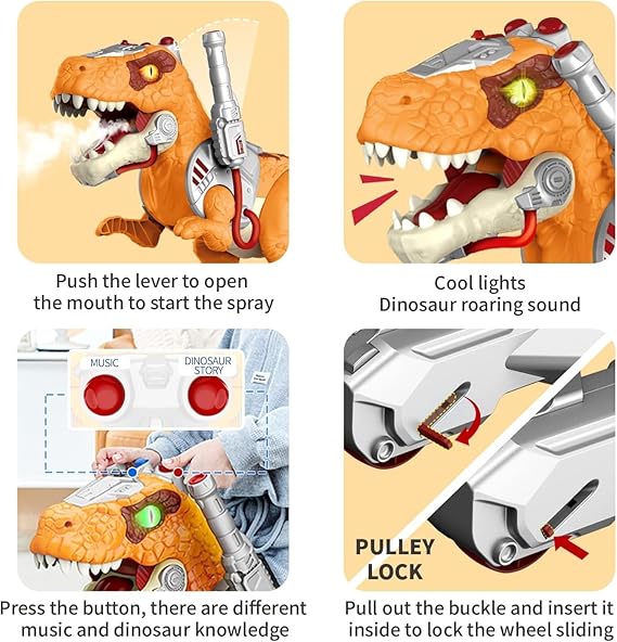 Trottinette Dinosaure à Pédales pour Tout-Petits