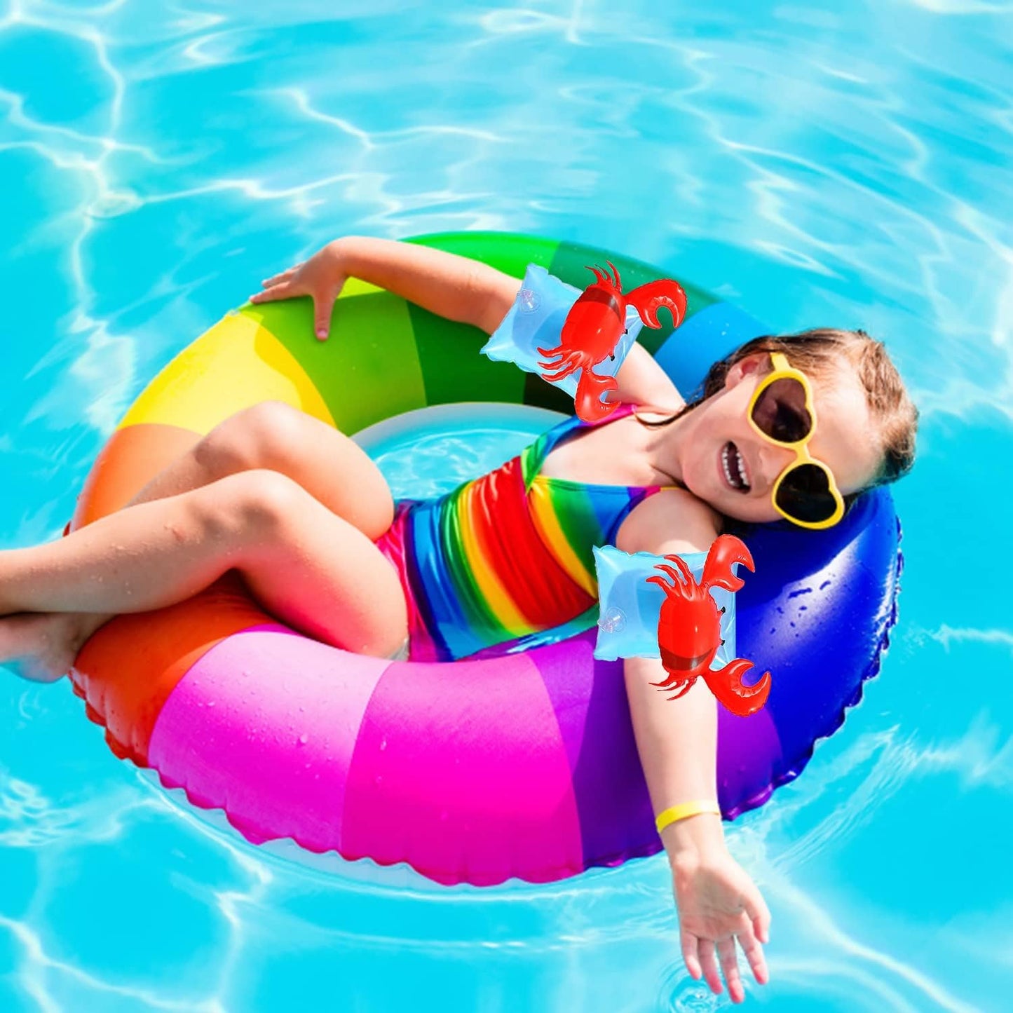 Brassards gonflables Crabby – Aide à la natation pour enfants