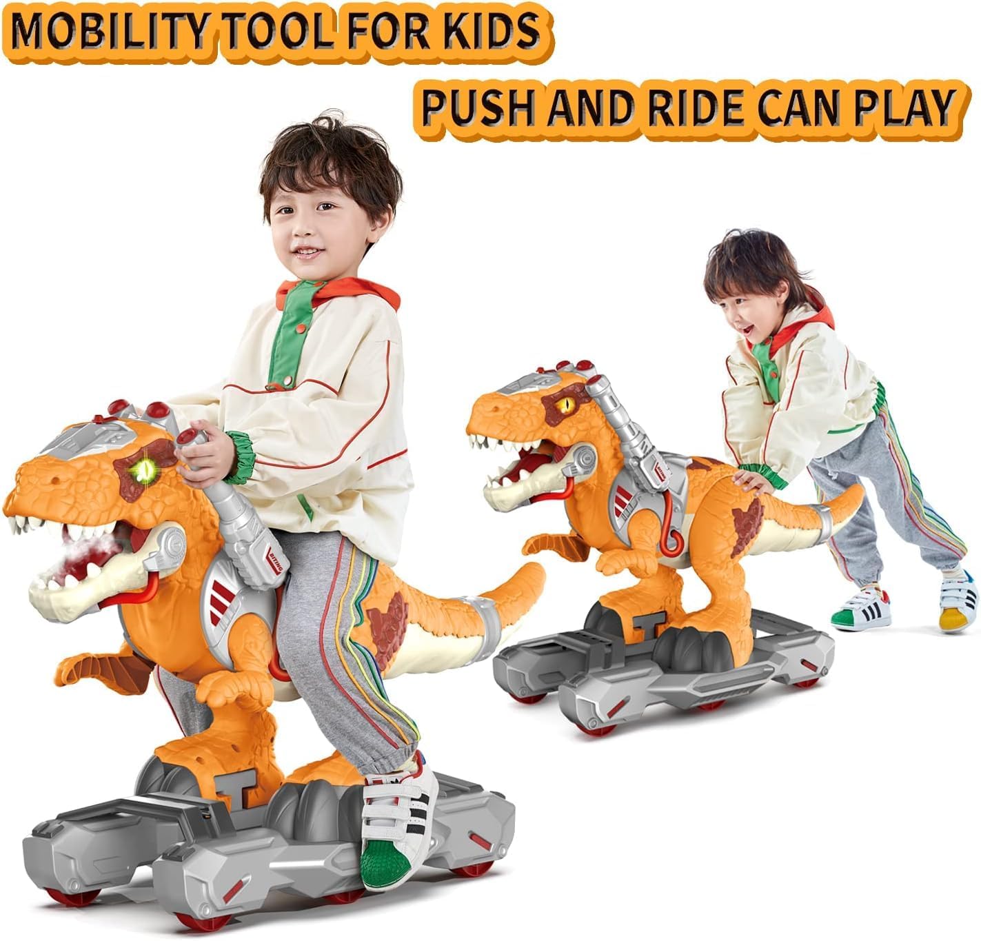 Trottinette Dinosaure à Pédales pour Tout-Petits