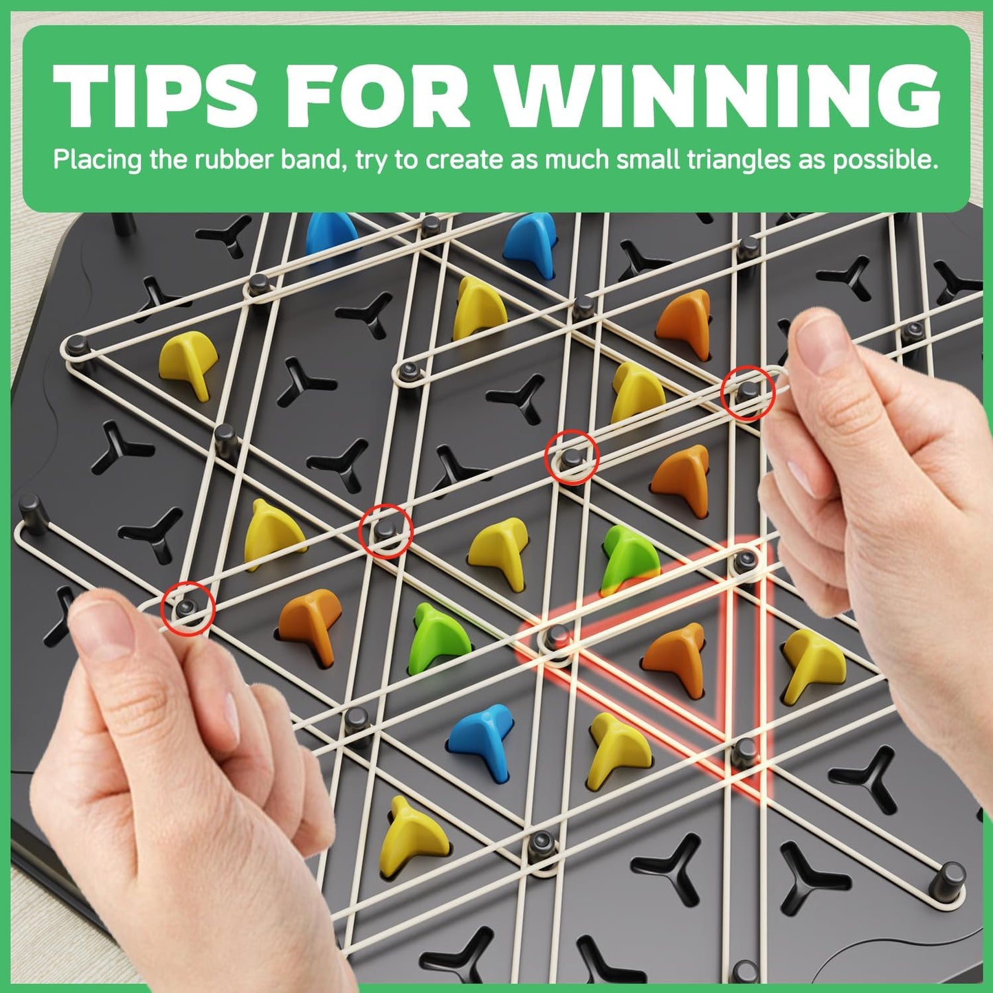 Jeu d’Échecs Triangulaire à Chaîne