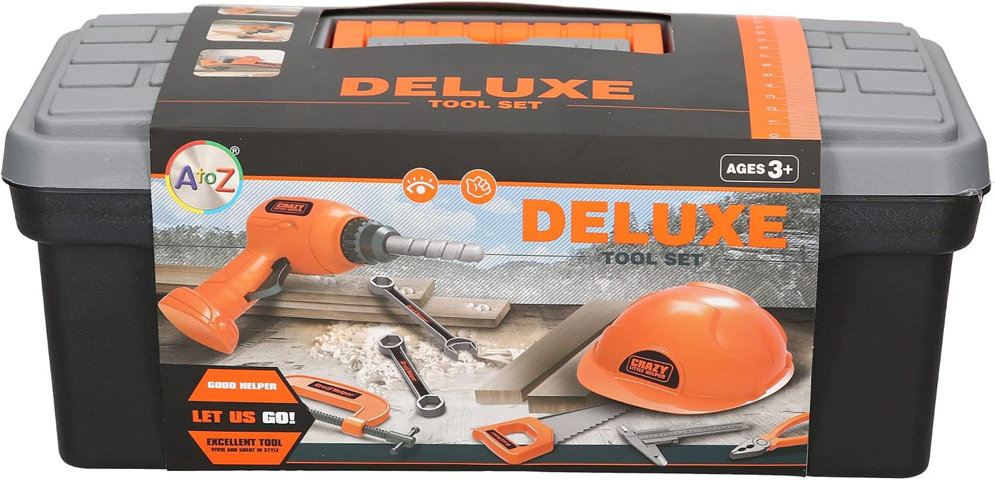 Deluxe Tool Set – Mallette d'Outils Noire avec Casque