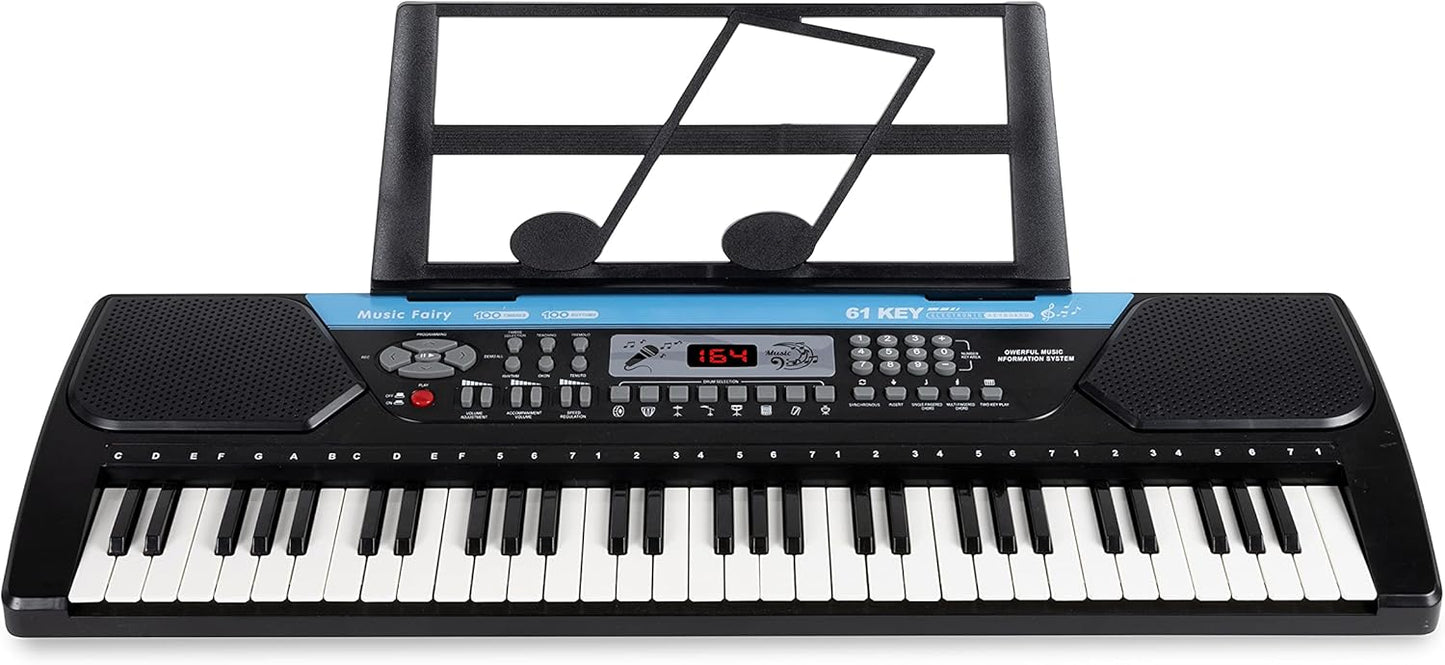 Piano Électronique 61 Touches avec Microphone