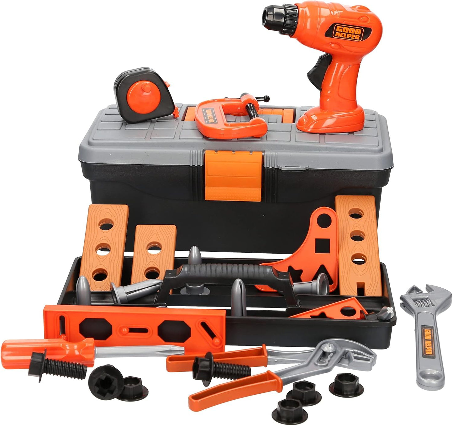Deluxe Tool Set – Mallette d'Outils Noire avec Casque