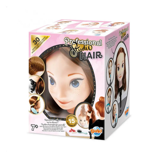Professional Studio – Tête à Coiffer avec Accessoires Buki – 7A+