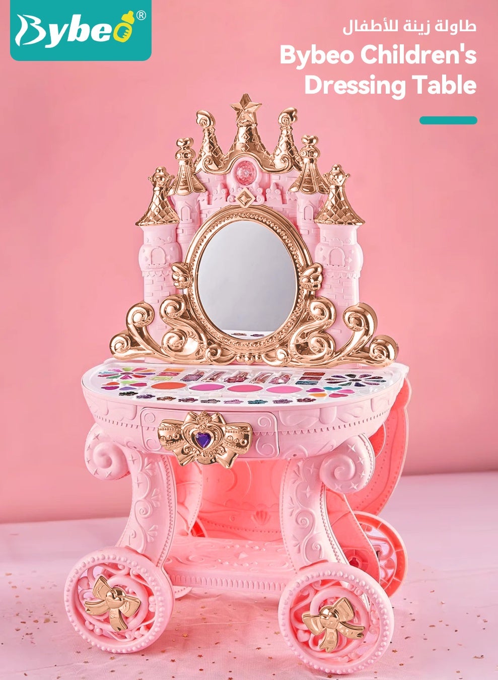 Coiffeuse Carrosse de Princesse avec Miroir et Maquillage – Cute Beauty