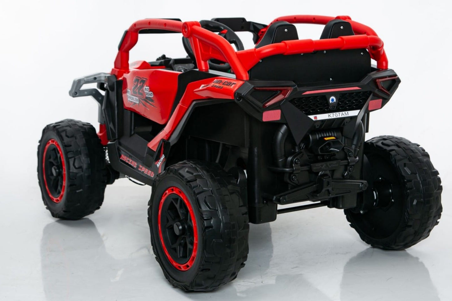 Buggy Électrique Tout-Terrain Enfant 12V – UTV 2 Places avec Télécommande et Suspensions