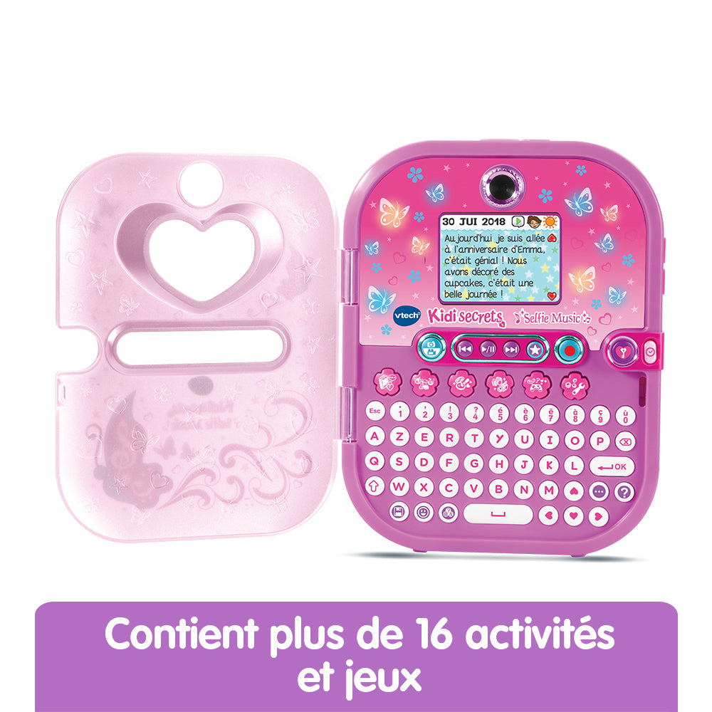 Journal Intime Électronique KidiSecrets Selfie Music VTech