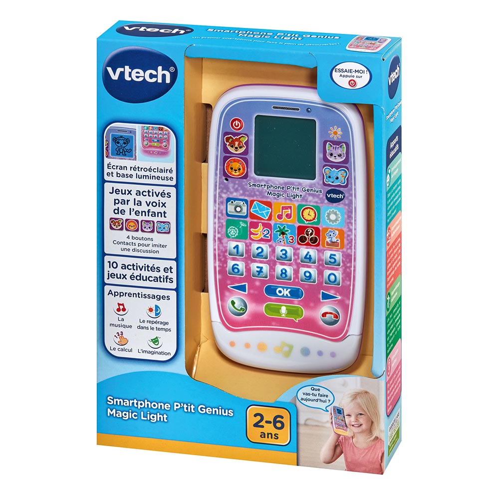 Smartphone P'tit Genius Magic Light Rose VTech