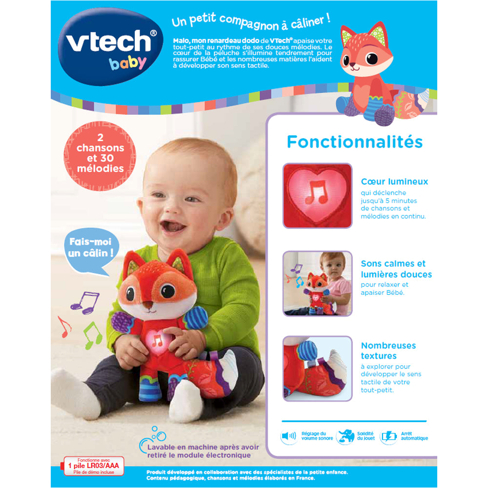 Malo, Mon Renardeau Dodo - Baby Loulous Vtech