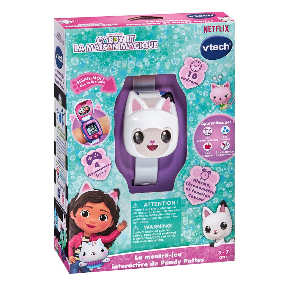 Montre-Jeu Interactive Pandy Pattes – Gabby et la Maison Magique VTech