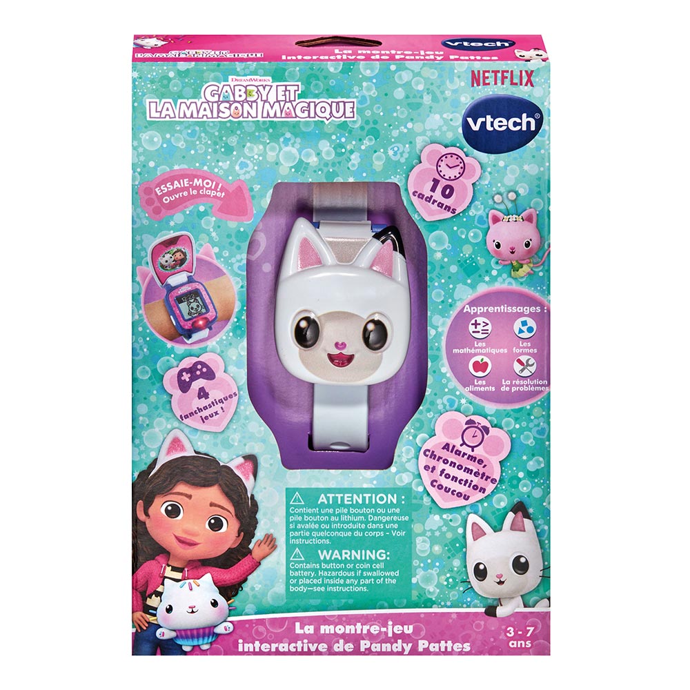Montre-Jeu Interactive Pandy Pattes – Gabby et la Maison Magique VTech