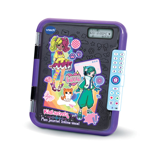 KidiSecrets 365 Mon Journal Intime Vocal Noir VTech