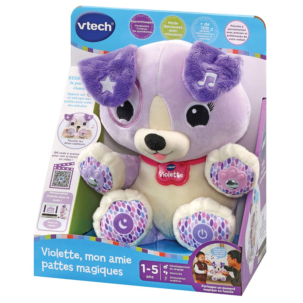 Peluche Violette, Mon Amie Pattes Magiques VTech
