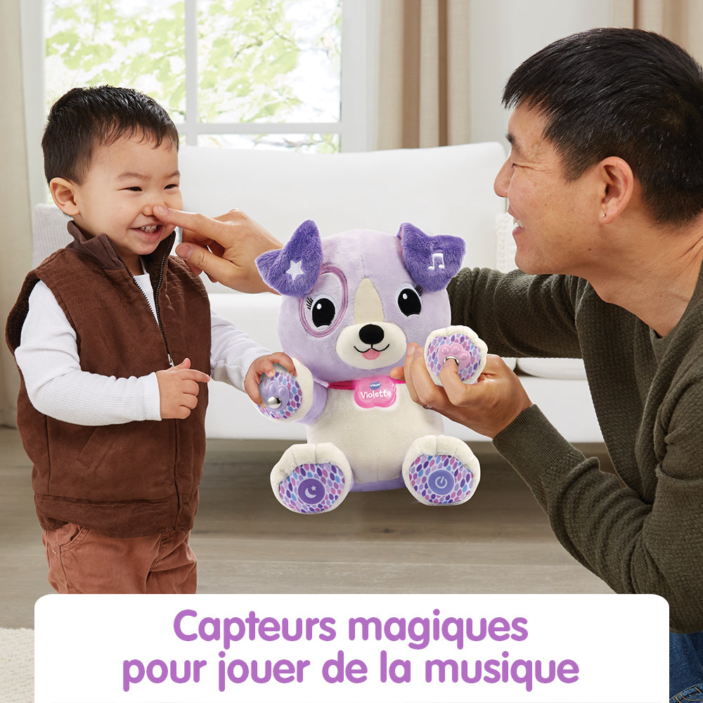 Peluche Violette, Mon Amie Pattes Magiques VTech