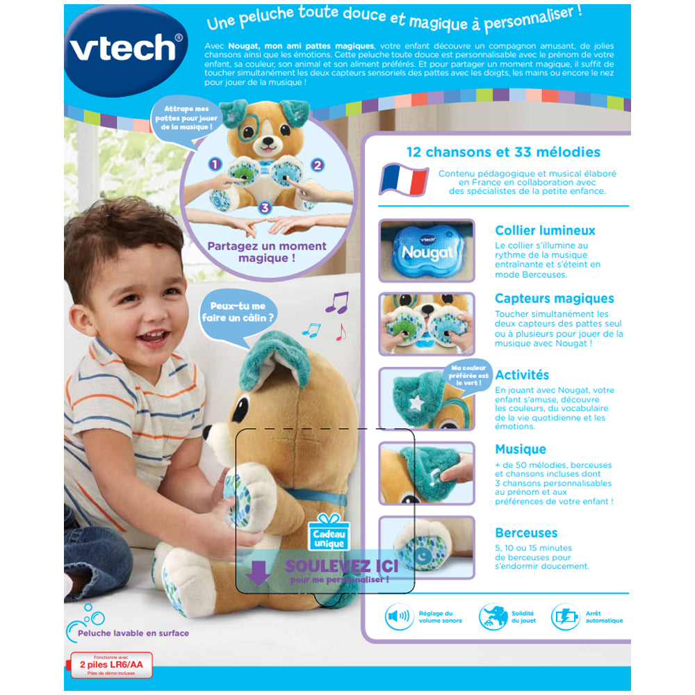 Peluche Nougat, Mon Ami Pattes Magiques VTech