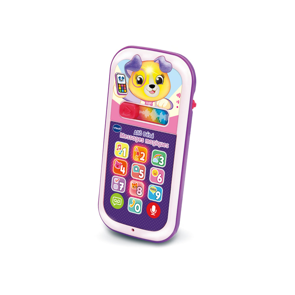 Téléphone Allô Bébé Messages Magiques Rose VTech