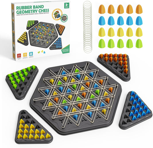 Jeu d’Échecs Triangulaire à Chaîne