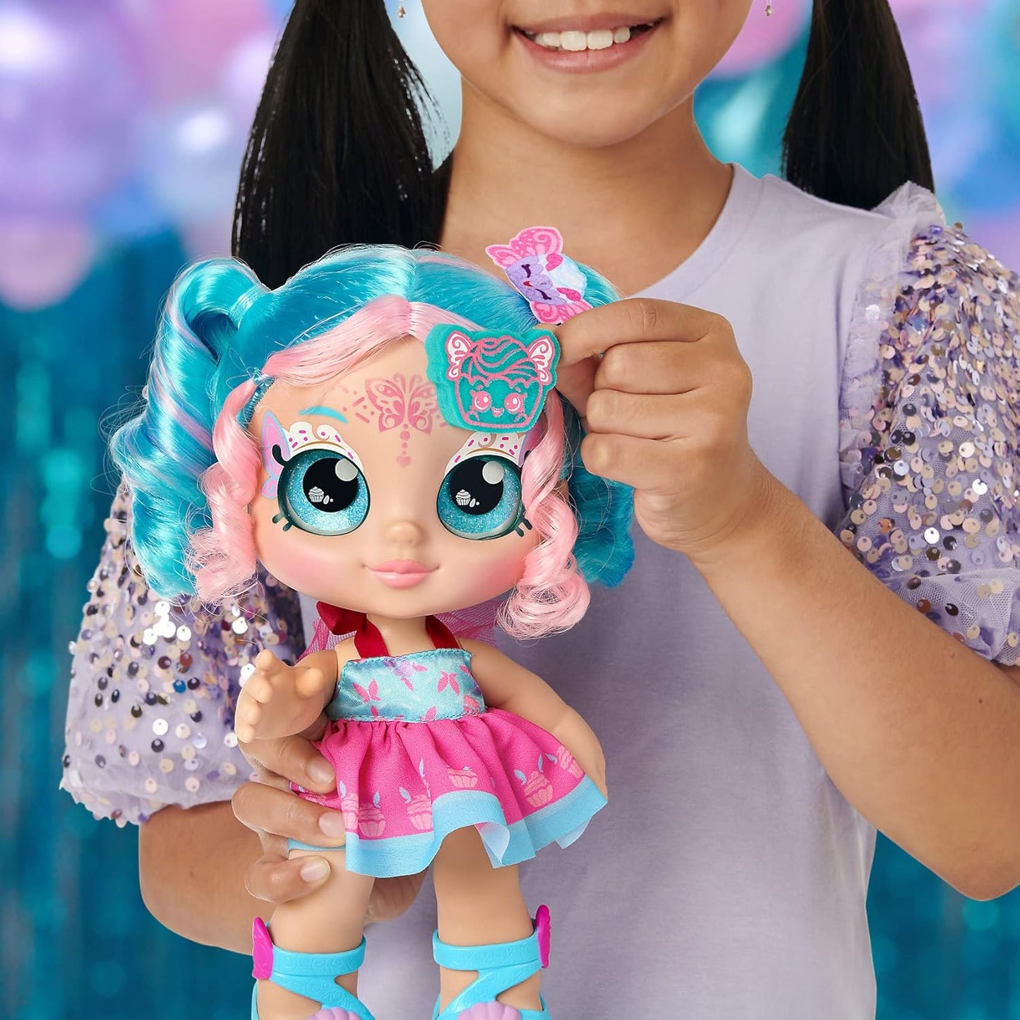 Kindi Kids Dress Jessicake Fairy – Poupée avec maquillage magique