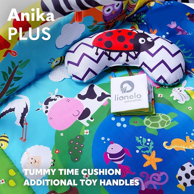 Tapis d'Éveil Multifonction Lionelo Anika Plus avec Piscine à Balles