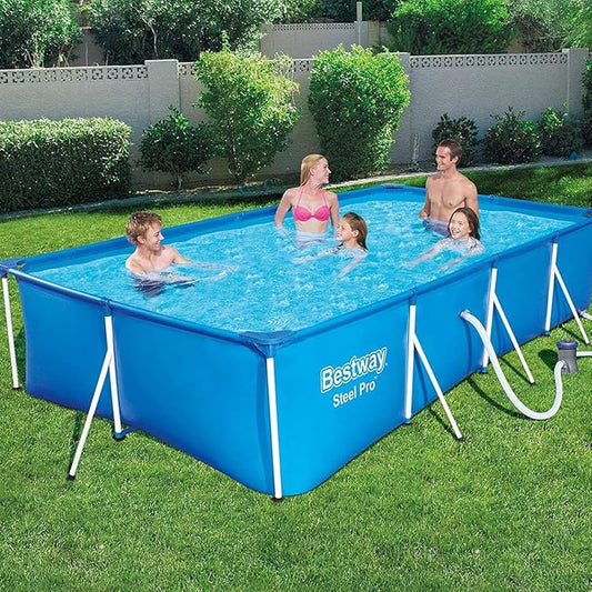 Piscine Hors Sol Rectangulaire – Bestway Steel Pro™ 400 x 211 x 81 cm