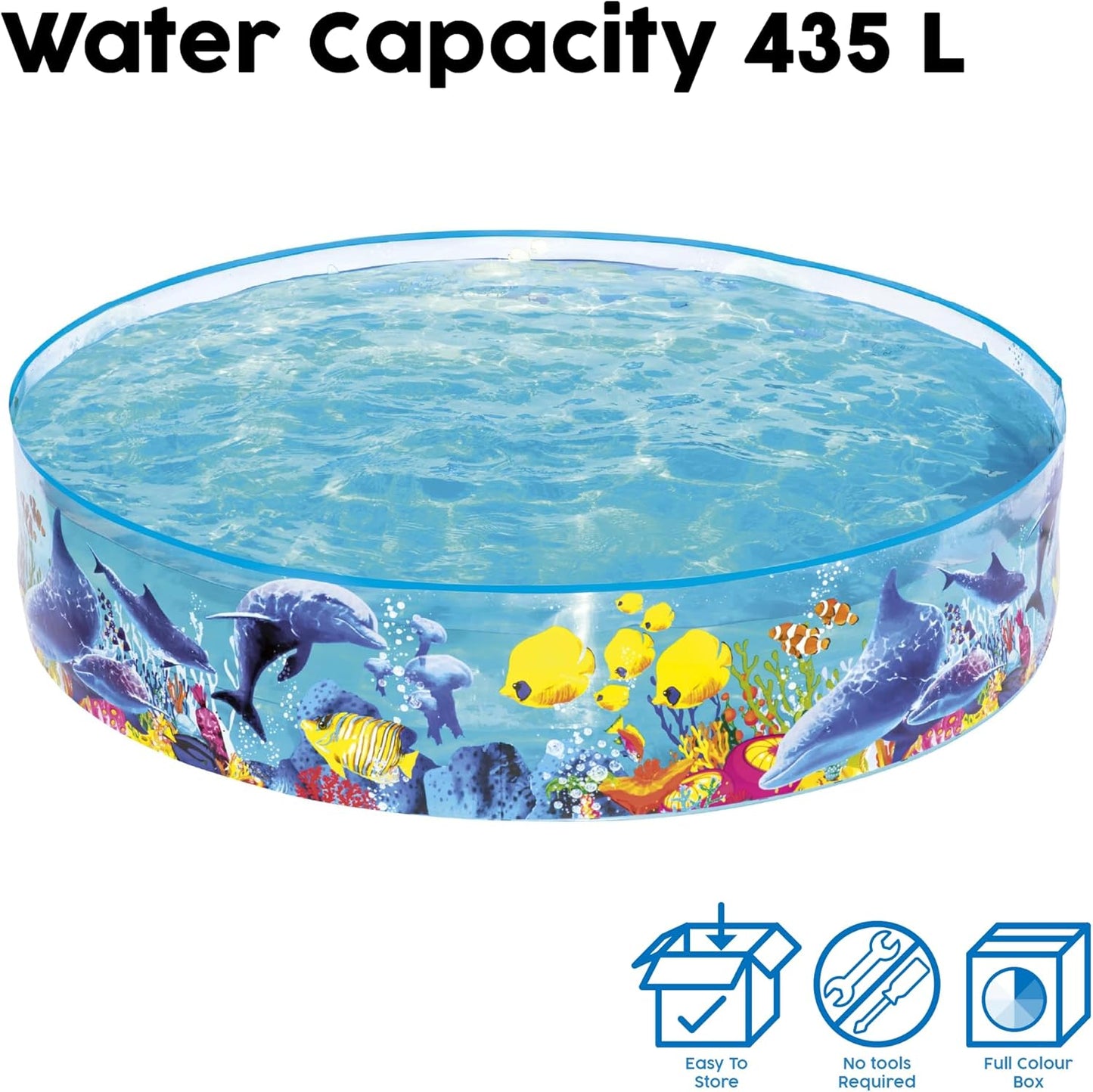 Piscine Gonflable Enfant – Bestway Odyssey Fill 'N Fun 183 cm
