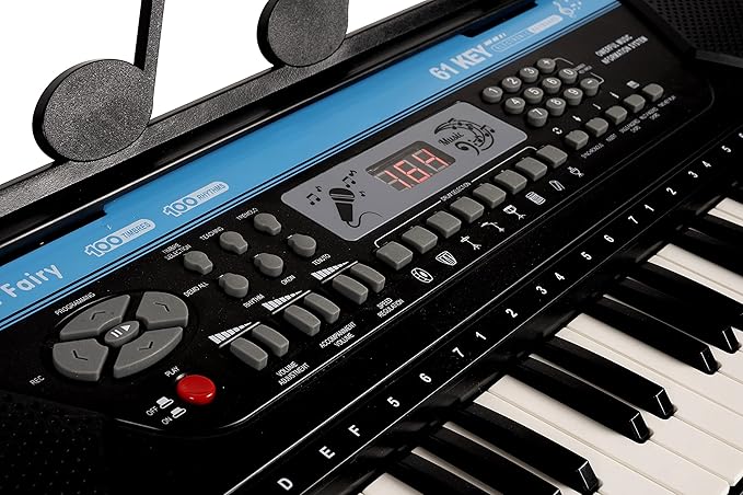 Piano Électronique 61 Touches avec Microphone