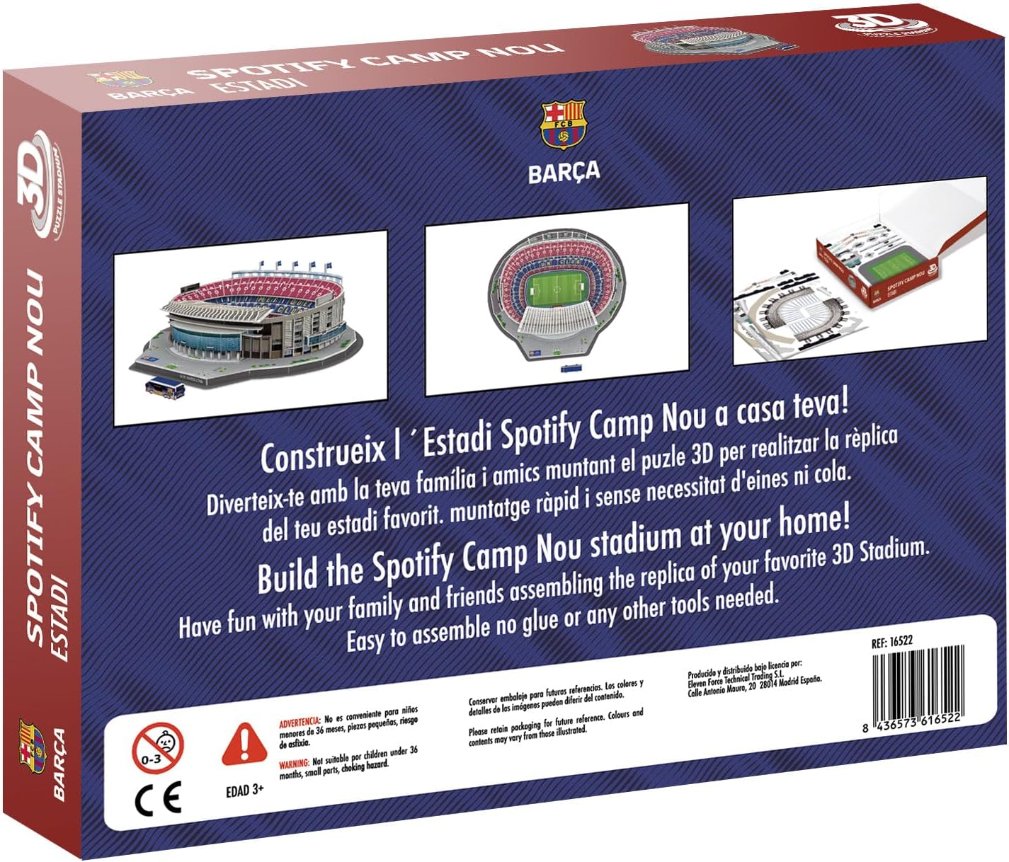 Puzzle 3D Stade Camp Nou – FC Barcelona