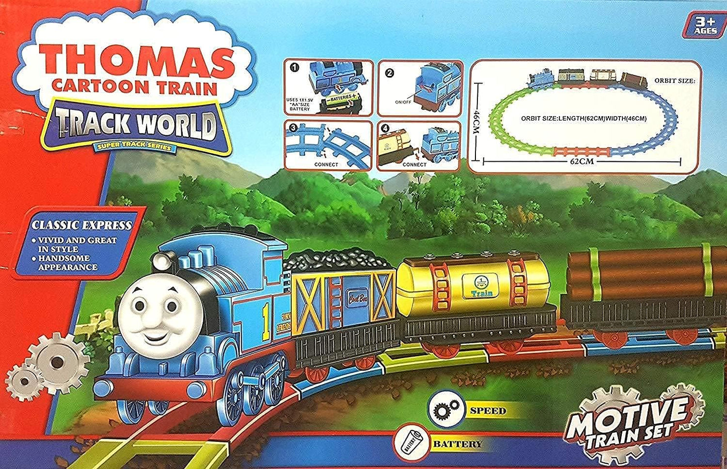 Circuit Train Thomas – 11 Pièces