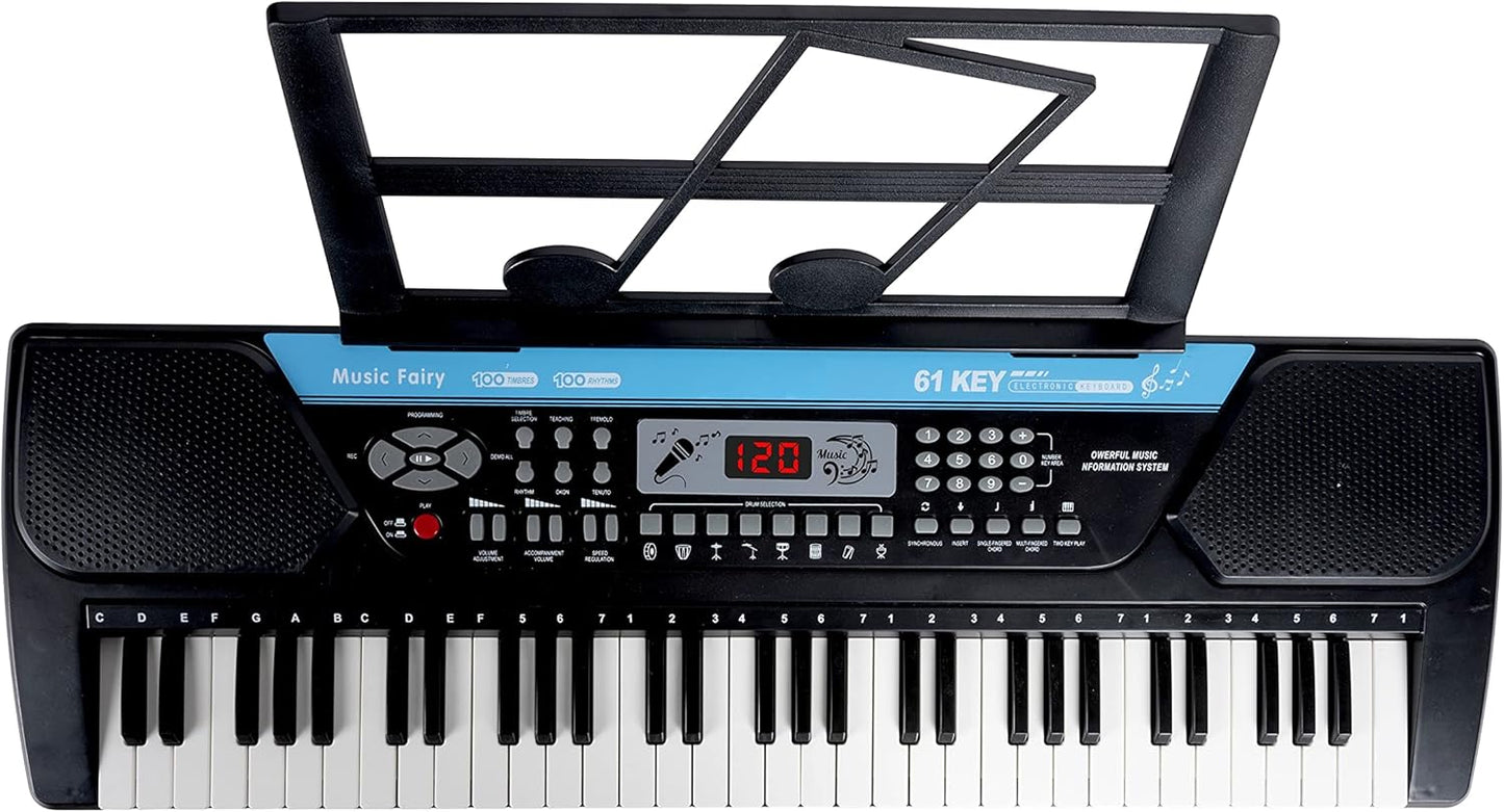 Piano Électronique 61 Touches avec Microphone