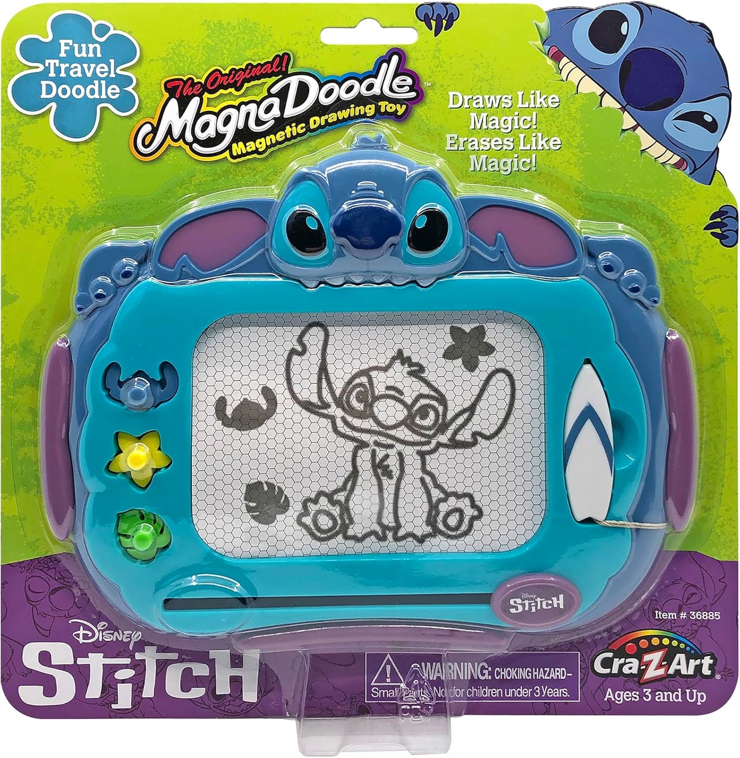 Tableau magnétique à dessin Cra-Z-Art Stitch – Travel Magna Doodle